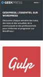 Mobile Screenshot of geekpress.fr